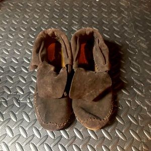 Toms Zahara Suede Moccasin Booties